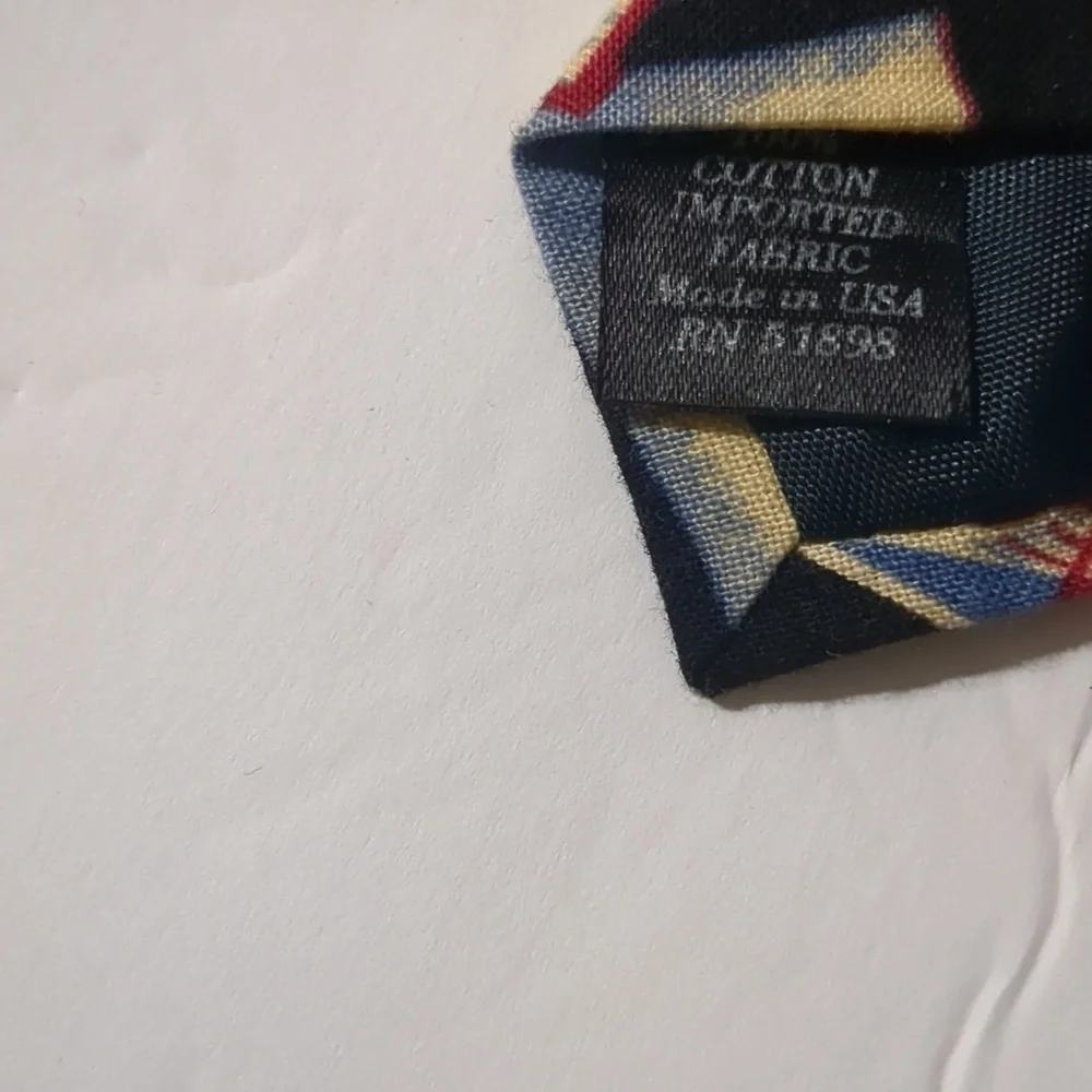 Tie Baseball Vintage County Seat jeans wear  baseball theme neck tie 100% cotton